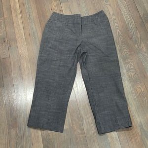 Grey capri slacks